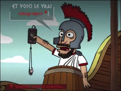 "Mais nous avons trouvé la parade ! Grâce à ce gadget [lequel ?] recyclé de la dernière guerre, nous allons pouvoir échapper à leurs chants mortifères..." Hé oui ! Ulysse, c'était le vrai [quel héros ?] du monde hellénistique !