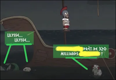 Et le supplice d'Ulysse commence... Faut dire qu'il l'a un peu cherché ! Que lui demandent de faire les sirènes et auprès de qui ? (Complétez les trous !)