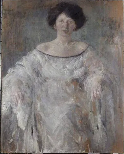 Qui a peint "Jeune femme en blanc" ?