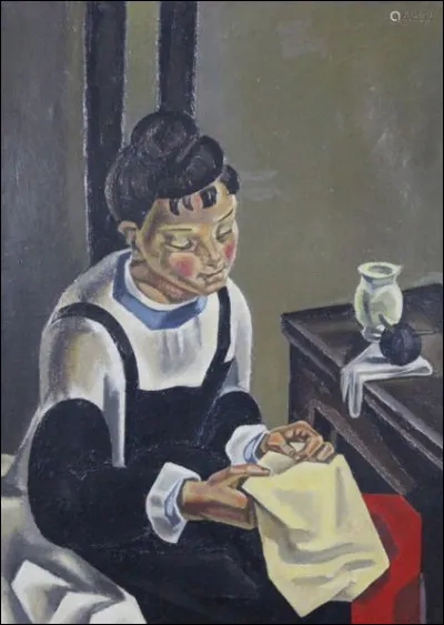 Qui a peint "La couturière" ?