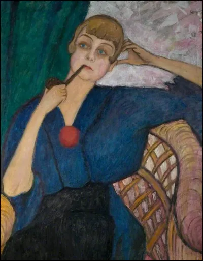 Qui a peint "Portrait de l'écrivaine danoise Anna Roslund" ?