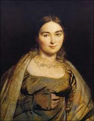 Madame Chapelle, fut la première épouse, d'un néo-classique et romantique de 1813 à 1849. Il fit ce portrait de son épouse en 1815. De quel artiste est cette peinture ?