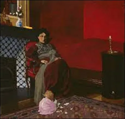 ''La Chambre rouge, Étretat'' est une huile sur carton réalisée en 1899 par un nabi. Représentant son épouse assise dans un fauteuil, de qui est ce tableau ?