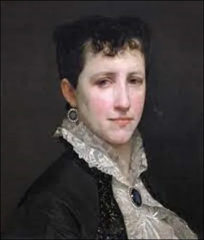 De quel peintre académique est ce tableau intitulé ''Portrait d'Élizabeth Jane Gardner'', artiste-peintre américaine, conjointe de cet artiste de 1896 à la mort de ce dernier en 1905, daté de 1879 ?