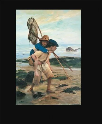 La pêche littorale dite aussi pêche à pied devient le divertissement à la mode et à la portée de tous dans les années 1905-1910. Quelle est la pêche la plus appréciée de toute la famille ?