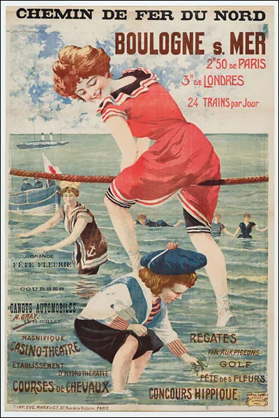 L'accroissement et la pratique des bains de mer a nécessité la mise en place d'arrêté par les stations, mais pas seulement. Sous le nom de "Société humaine des baigneurs" la toute première société de secours créée à Boulogne-sur-Mer à été érigée. En quelle année ?