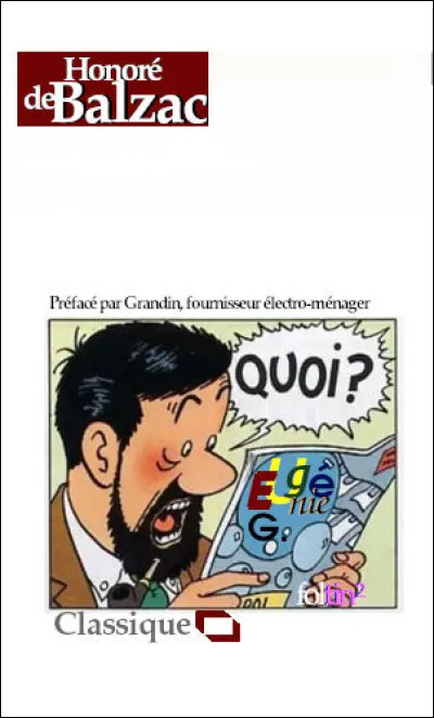1833 > Sous-titré "Histoire de province", l'action de ce roman a pour cadre la ville de Saumur. Quel est son titre ?