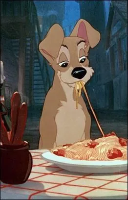 Un amateur de spaghettis au clair de lune ...