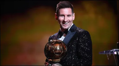 Combien de fois Messi a-t-il gagné le Ballon d'or (2021) ?