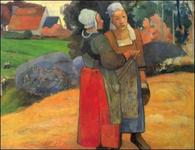 Qui est l'auteur de cette toile aux coloris marqués ?