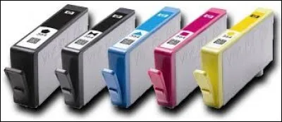 Quand on change la cartouche d'encre bleue dans l'imprimante, de quelle cartouche s'agit-il ?