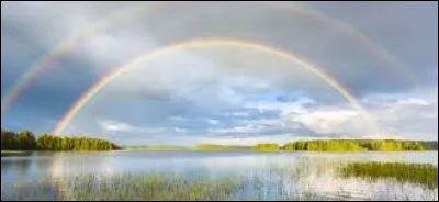 Quelle est la couleur à l'intérieur d'un arc-en-ciel ?