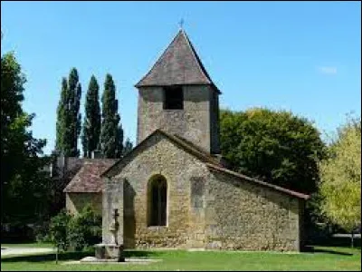 Vous avez sur cette image l'&eacute;glise Sainte-Croix, &agrave; Nanthiat. Commune P&eacute;rigourdine, elle se situe en r&eacute;gion ...