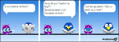 Comment appelle-t-on l'expression "monter en haut" ?