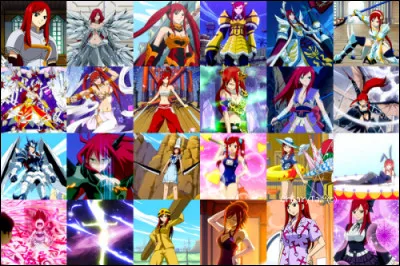 Combien d'armures Erza possède-t-elle ?