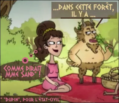 Et le brave faune, éthique, enchaîne, tant il est vrai que... (complétez sa phrase)