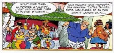 Où les pères d'Astérix et Obélix tiennent-ils un commerce ?