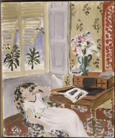 Quel peintre a représenté cet "Intérieur à Nice" ?