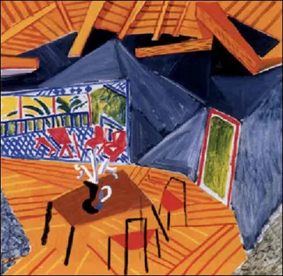 Qui est l'artiste ayant représenté cet intérieur ?