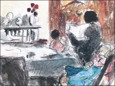 Qui a peint cette scène d'intérieur ?