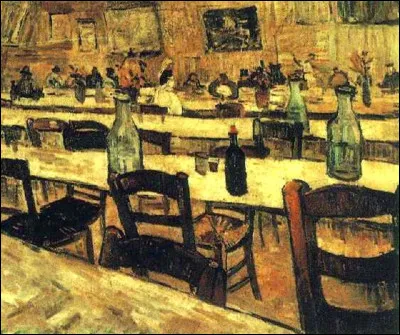 Qui a peint cet intérieur de restaurant ?