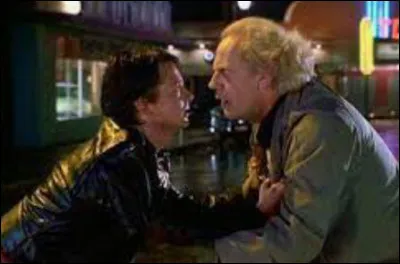 Complétez ce dialogue : 
"- Non ! C'est impossible, je viens de te renvoyer vers le futur !
- Oui je sais, vous m'avez aidé à retourner vers le futur mais me revoilà...