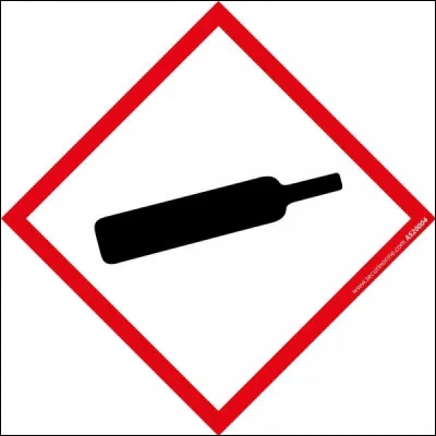 Donne le nom de ce pictogramme de sécurité en chimie ainsi que ses dangers et ses précautions.