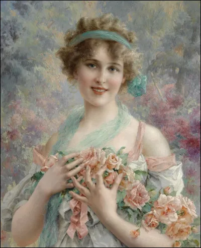 Par qui a été réalisé le portrait de cette "Jeune fille en fleurs" ?