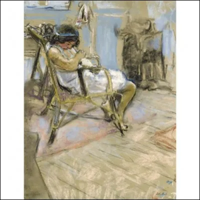 Qui a pris pour muse cette "Jeune fille dans l'atelier du boulevard Malesherbes" ?