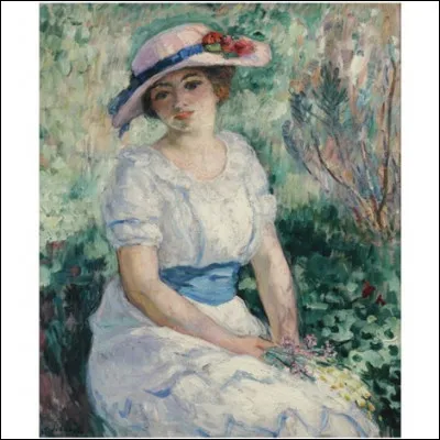 Qui a fait le portrait de la "Jeune fille à la ceinture bleue" ?