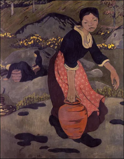 Qui a représenté cette jeune fille bretonne ?