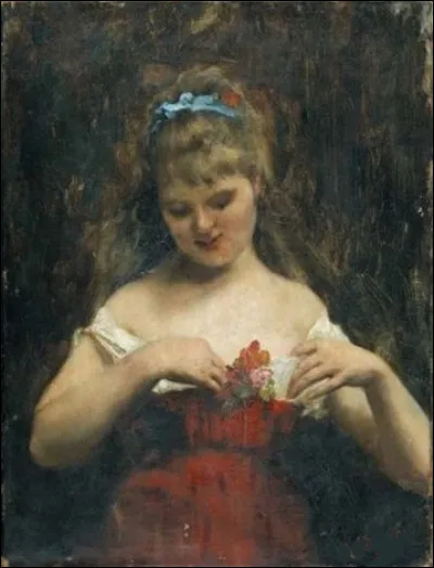 Qui a peint "Jeune Fille aux fleurs" ?