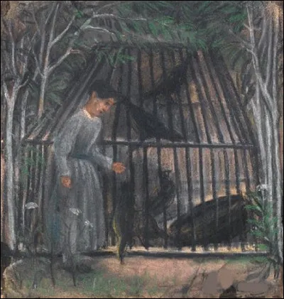 Qui est le peintre du tableau "Jeune Fille à la volière" ?