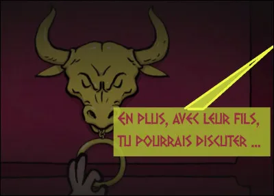 Pour convaincre un Ulysse abattu par cette échéance, Pénélope emploie l'argument massue : il pourra...(Complétez le dialogue !). Mais qui est le fils de Pasiphaé ?