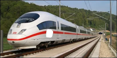En Allemagne, quel type de train est composé d'une rame TGV ?