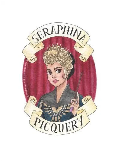 Dans quelle maison est allée Seraphina Picquery ?