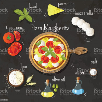 Quels sont les ingrédients de la pizza margherita ?