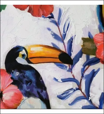 Quel oiseau a un bec coloré qui peut être aussi long que son corps ?