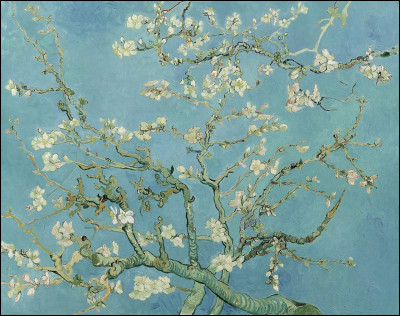 ''Amandier en fleurs'' - Qui a peint cette huile sur toile en 1890 à Saint-Rémy-de-Provence ?