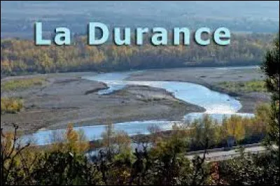 La Durance est un affluent de l'Isère.