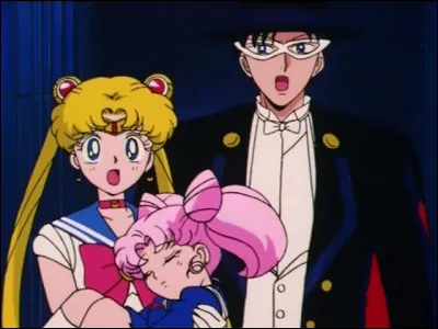 Dans le futur, qu'est-ce qu'on apprend sur Camille par rapport à l'homme masqué et Sailor Moon ?