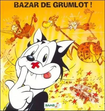 Avec son pansement rouge, il l'a dans le Pif...