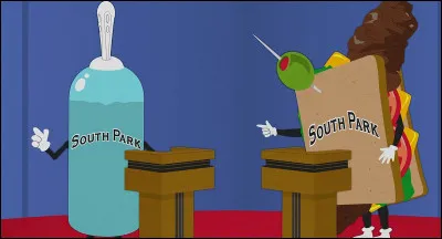 Épisode 8 : Poire à lavement et Sandwich au caca 
Avec qui Stan trouve-t-il refuge après son exil de South Park ?