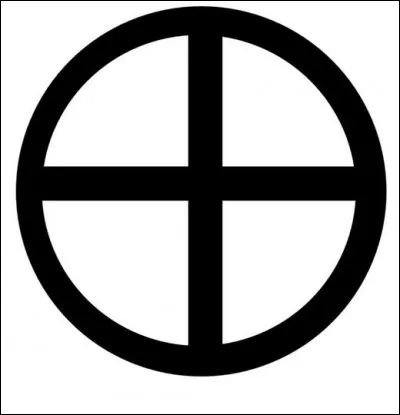 La croix solaire est une figure que l'on peut fréquemment apercevoir dans les îles anglo-saxonnes, mais à quelle époque a-t-elle fait son apparition ?