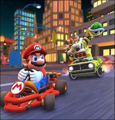 Dans ''Mario Kart'', quel(s) est(sont) le(s) principal/aux moyen(s) de déplacement ?