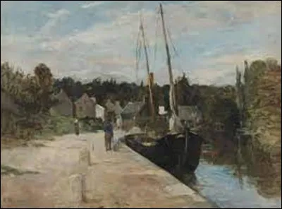 À quel membre impressionniste de la famille Manet doit-on ce tableau de 1867 nommé ''La Rivière de Pont-Aven à Roz-Bras'', hameau de la commune de Riec-sur-Bélon ?