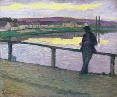 À quel postimpressionniste doit-on ce tableau intitulé ''Coucher de soleil sur Pont-Aven'', en 1894 ?