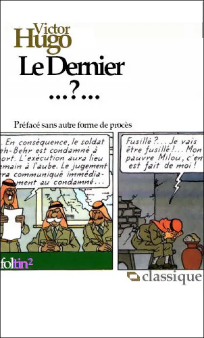 C'est un roman à thèse qui est un véritable plaidoyer politique contre [...quoi donc ?] : "Le Dernier ..."