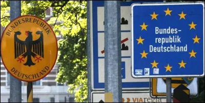 Sur le continent européen, l'Allemagne est le pays qui possède des frontières avec le plus grand nombre d'Etats - 9 :