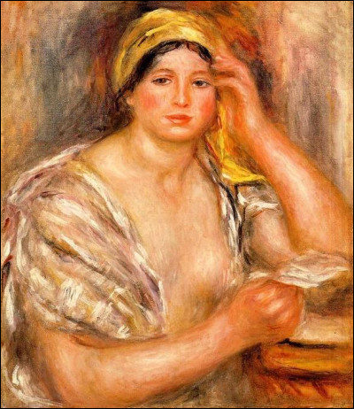 Qui a peint "Femme avec un turban jaune" ?